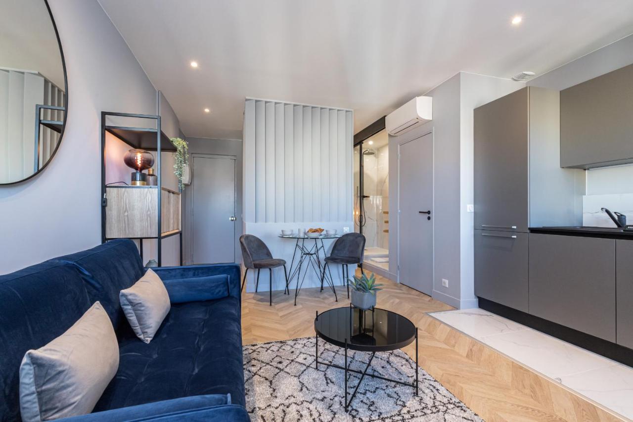 1 Su Ede - Dernier Etage Ascenseur - 1 Min Plage Et Zone Pietonne Ницца Экстерьер фото