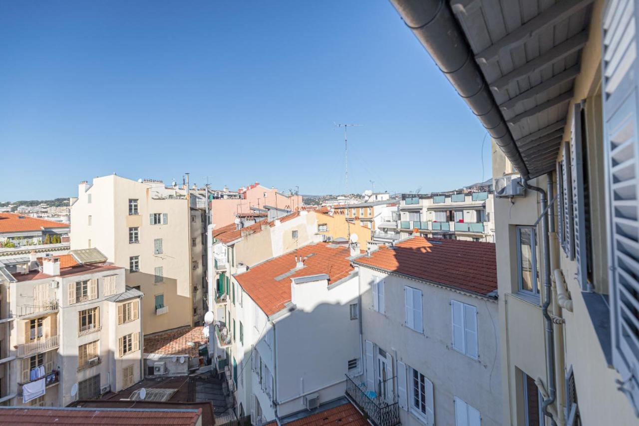 1 Su Ede - Dernier Etage Ascenseur - 1 Min Plage Et Zone Pietonne Ницца Экстерьер фото