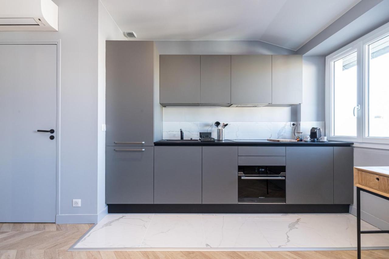 1 Su Ede - Dernier Etage Ascenseur - 1 Min Plage Et Zone Pietonne Ницца Экстерьер фото
