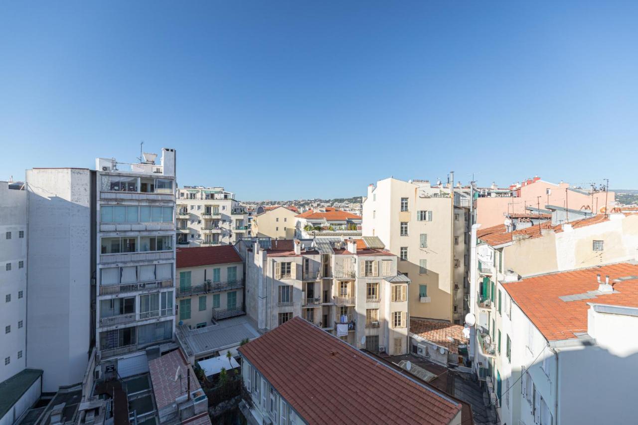 1 Su Ede - Dernier Etage Ascenseur - 1 Min Plage Et Zone Pietonne Ницца Экстерьер фото